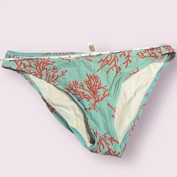 Women's Victoria's Secret Coral Print Bikini 36C and Medium - Picture 15 of 16